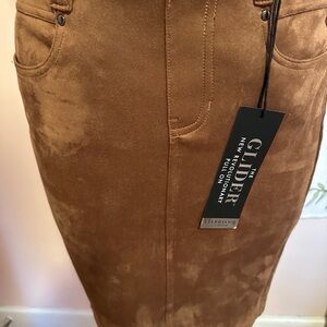 Women's suede feel new Liverpool Skirt Coastal Cowgirl